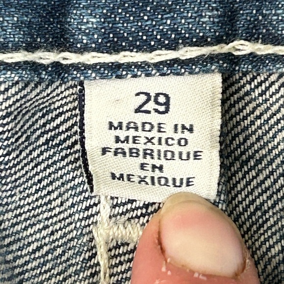 True Religion Men's Slim Blue Jeans Sz 29 - Picture 4 of 13